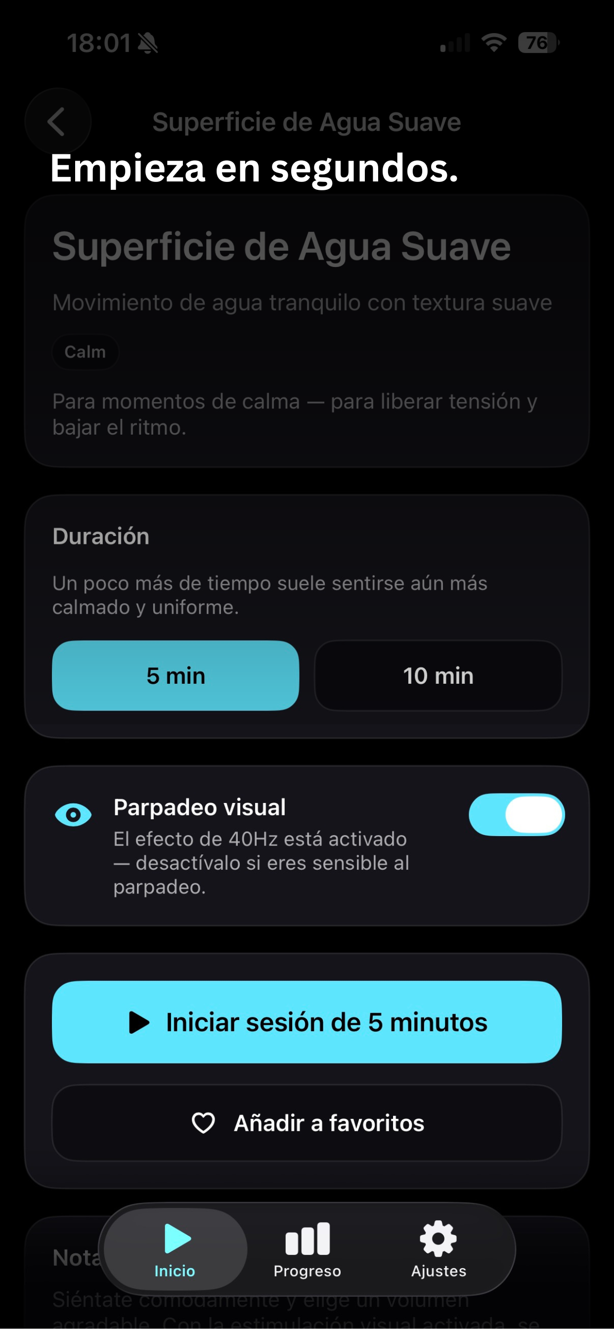 Sesión de NeuroFocus en curso